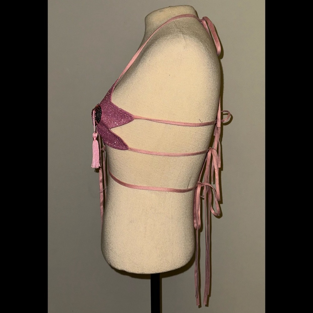 Sugar Thrillz Pink Star Bralette - Picture 4 of 12